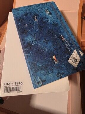 Louis Vuitton Navy Blue Monogram Journal with Nautical Accents